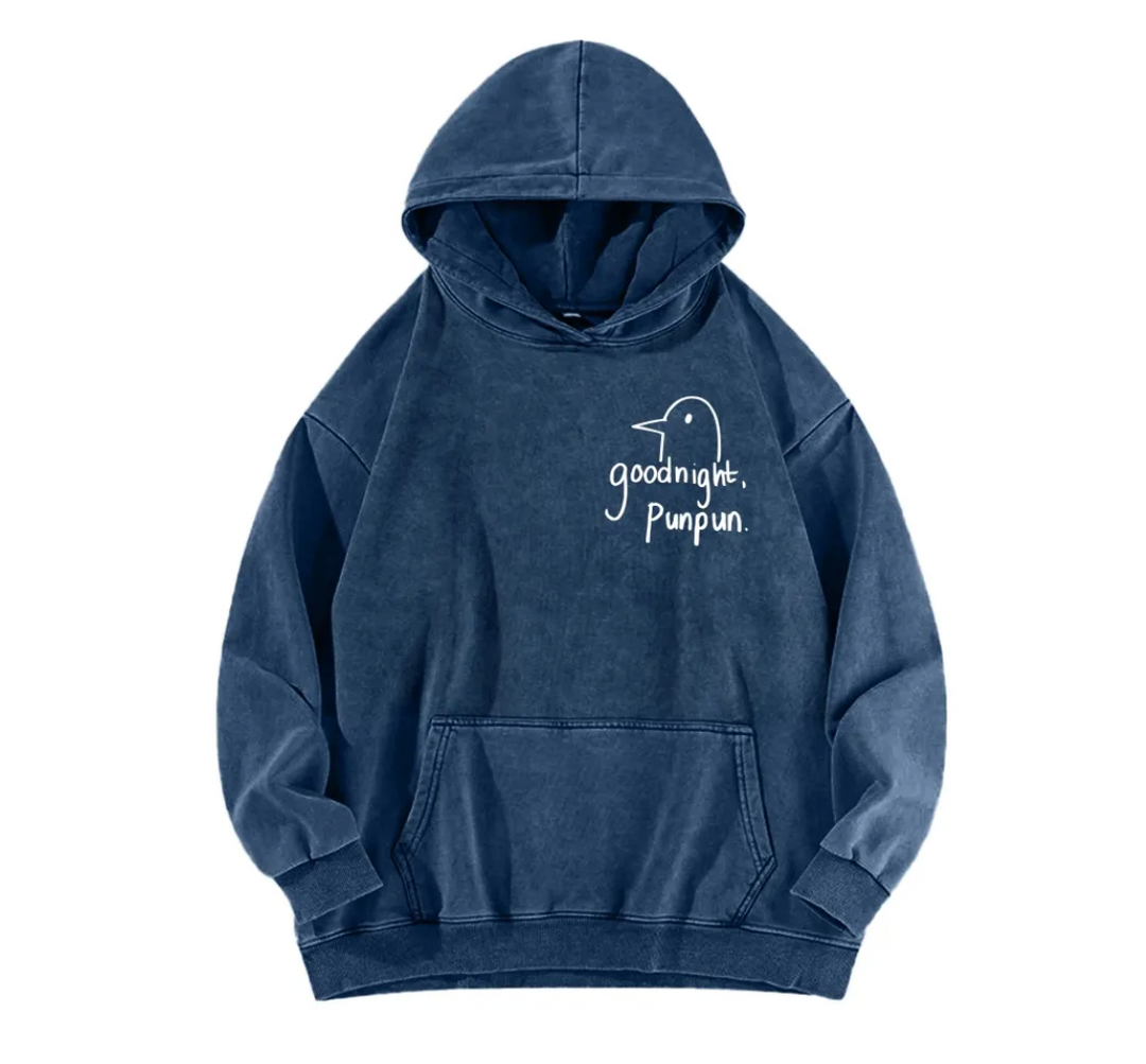 Goodnight Punpun Unisex Washed Hoodie