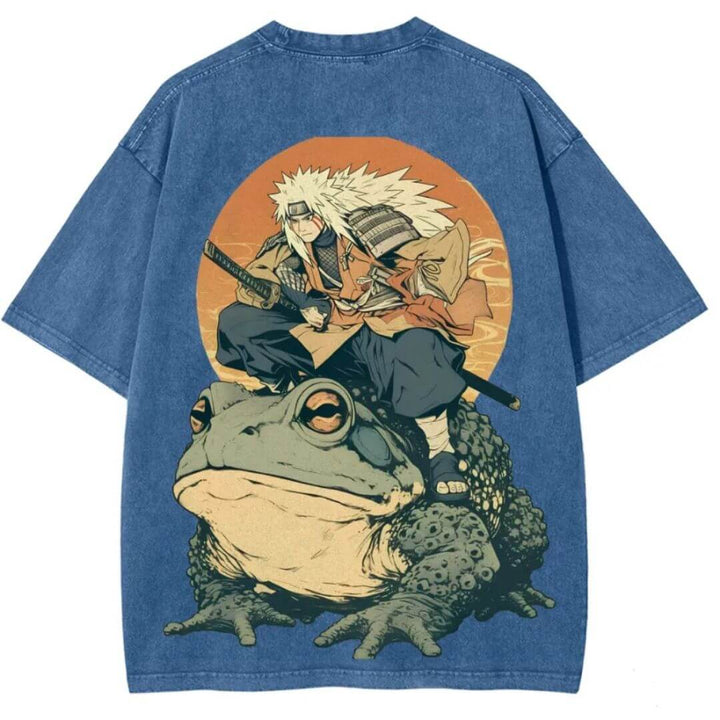 Naruto Jiraiya & Gamabunta Washed T-Shirt