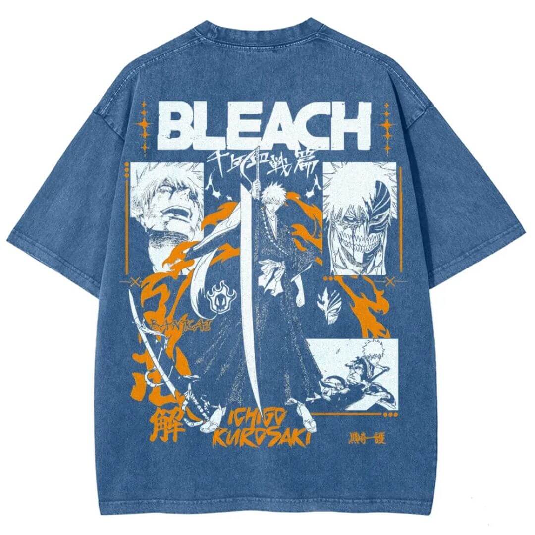 Bleach Unisex Washed T-Shirt