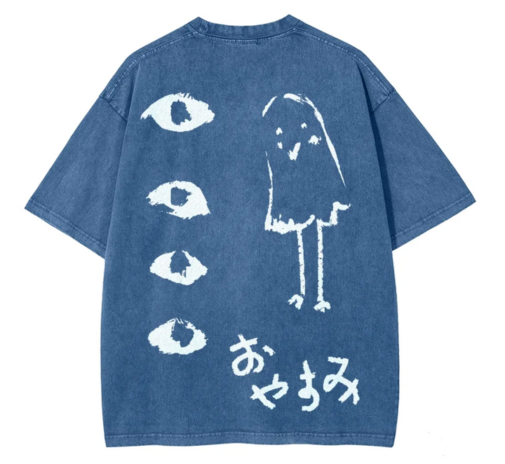 Goodnight Punpun Unisex Fit Washed T-Shirt