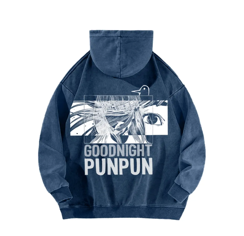 Goodnight Punpun Unisex Washed Hoodie