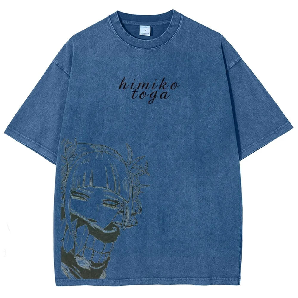 Toga himiko Unisex Fit Washed T-Shirt