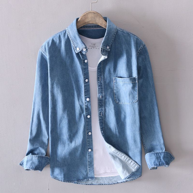 Men's "Stockman" Premium Denim Button Up