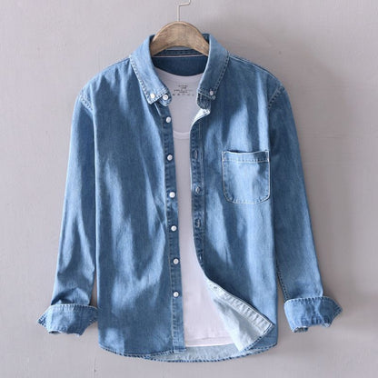 Men's "Stockman" Premium Denim Button Up