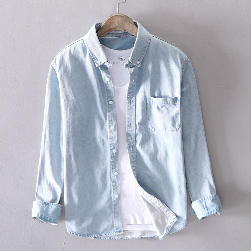 Men's "Stockman" Premium Denim Button Up