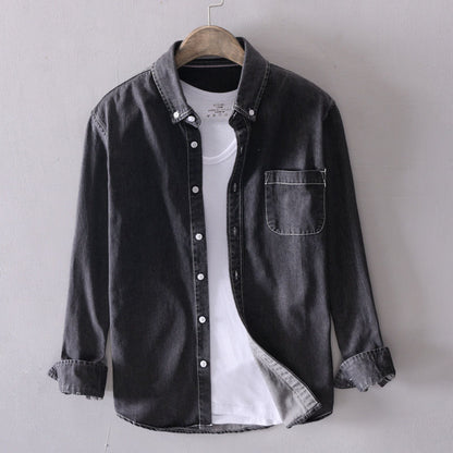 Men's "Stockman" Premium Denim Button Up