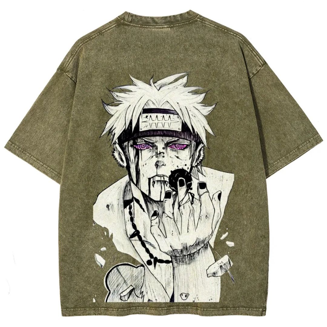 Naturo Nagato Unisex Fit Washed T-Shirt