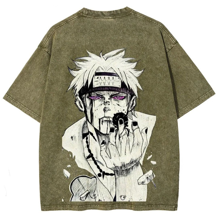 Naturo Nagato Unisex Fit Washed T-Shirt