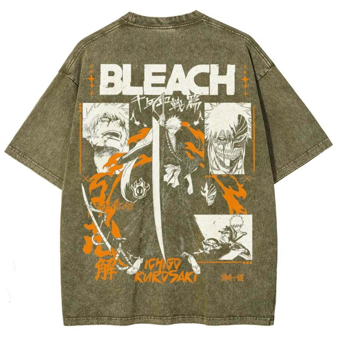 Bleach Unisex Washed T-Shirt