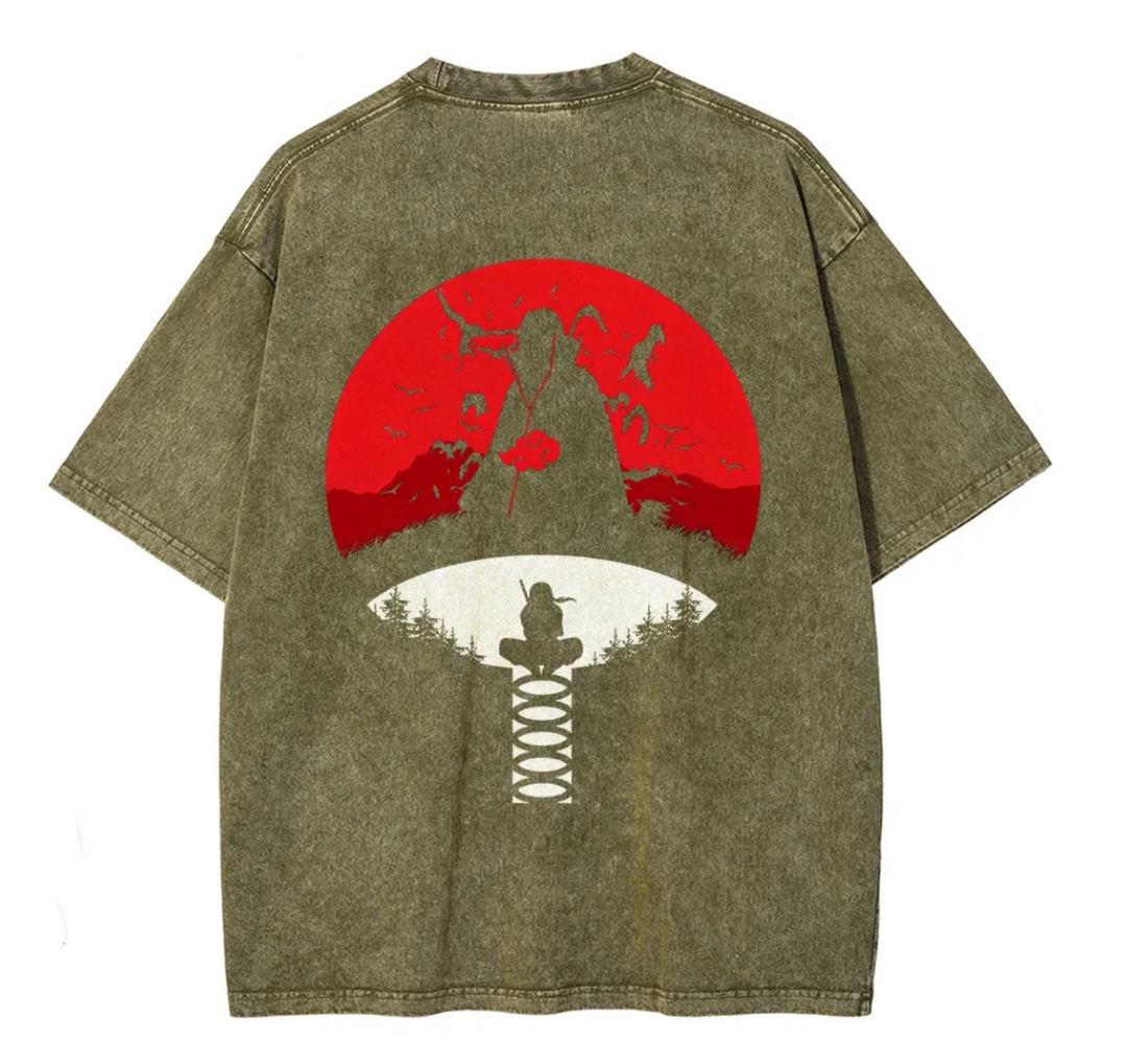 Naruto Unisex Fit Washed T-Shirt