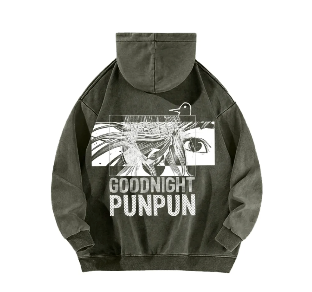 Goodnight Punpun Unisex Washed Hoodie