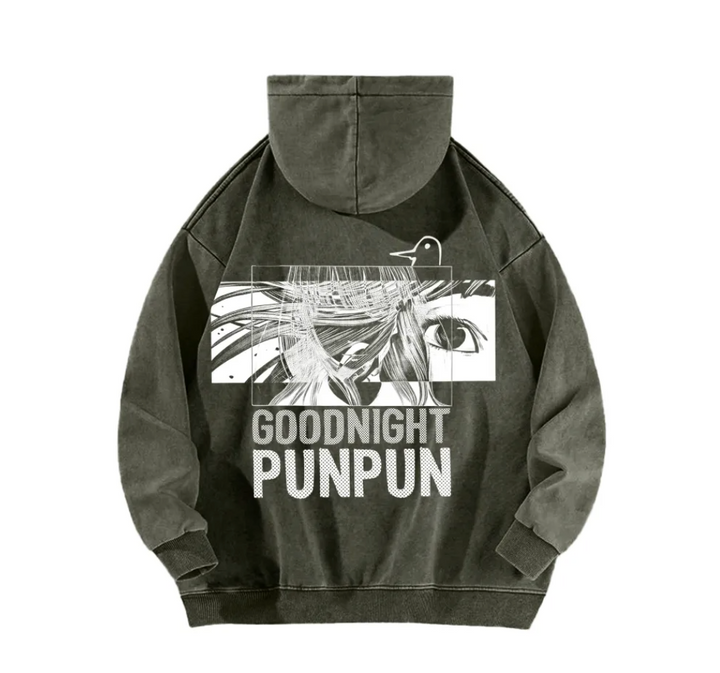 Goodnight Punpun Unisex Washed Hoodie