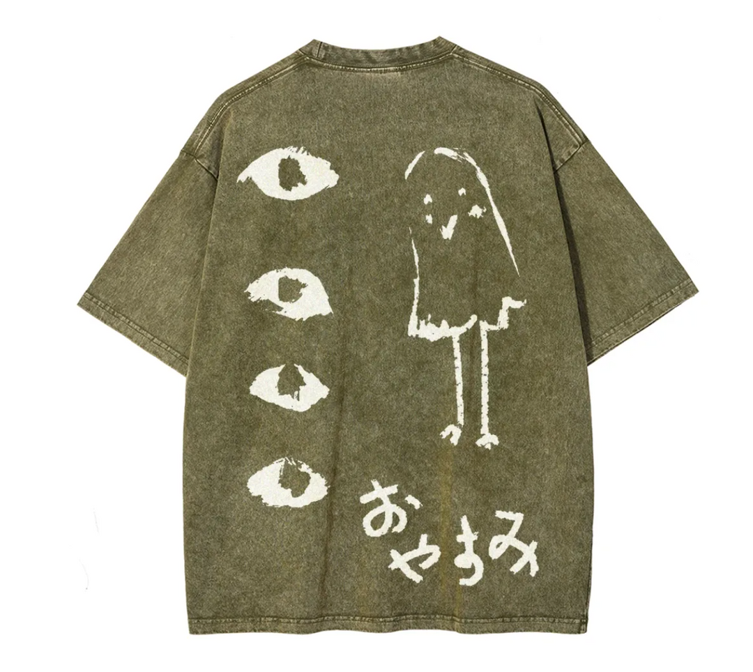 Goodnight Punpun Unisex Fit Washed T-Shirt