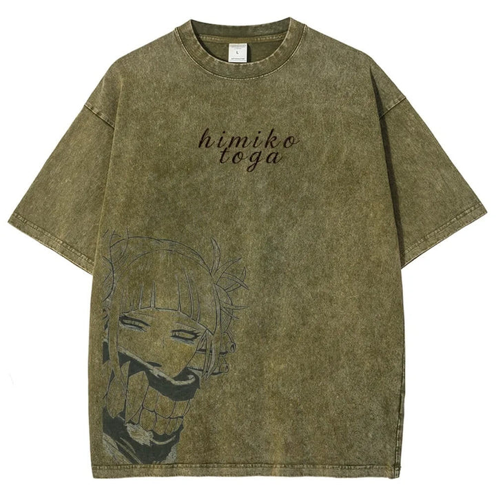 Toga himiko Unisex Fit Washed T-Shirt
