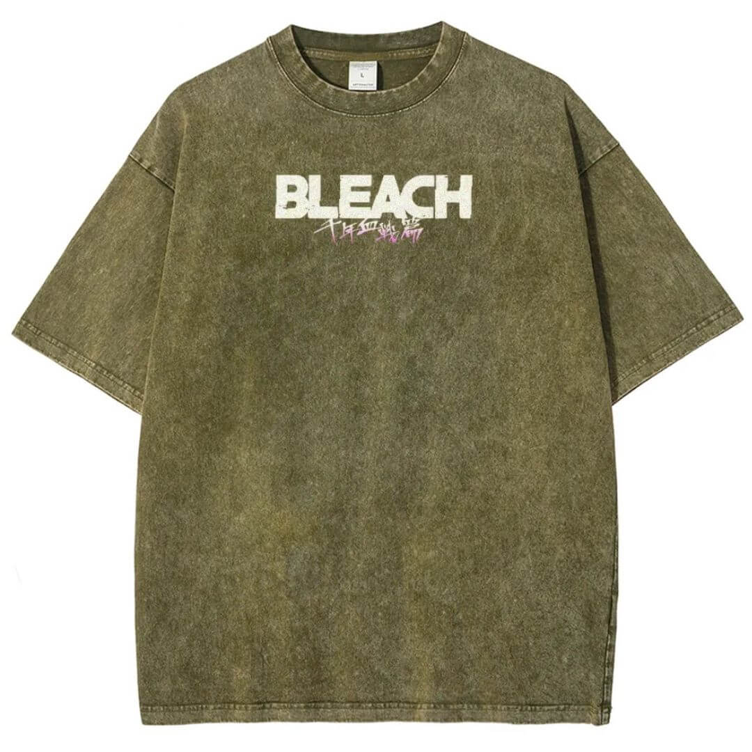 Bleach Unisex Fit Washed T-Shirt