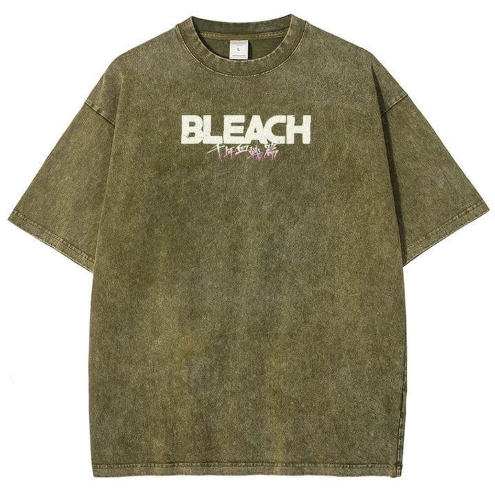 Bleach Unisex Fit Washed T-Shirt