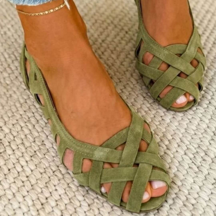 Sperlonga Cutout Flat Women’s Sandals
