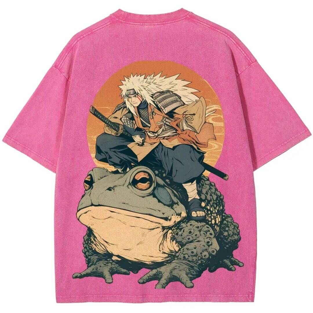 Naruto Jiraiya & Gamabunta Washed T-Shirt