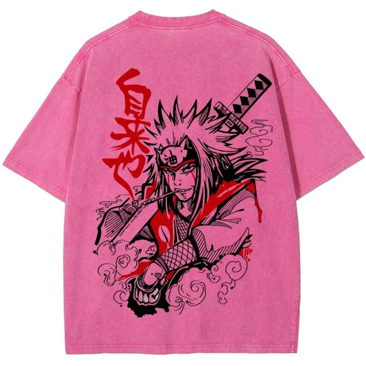 Naruto Sannin Jiraiya Washed T-shirt