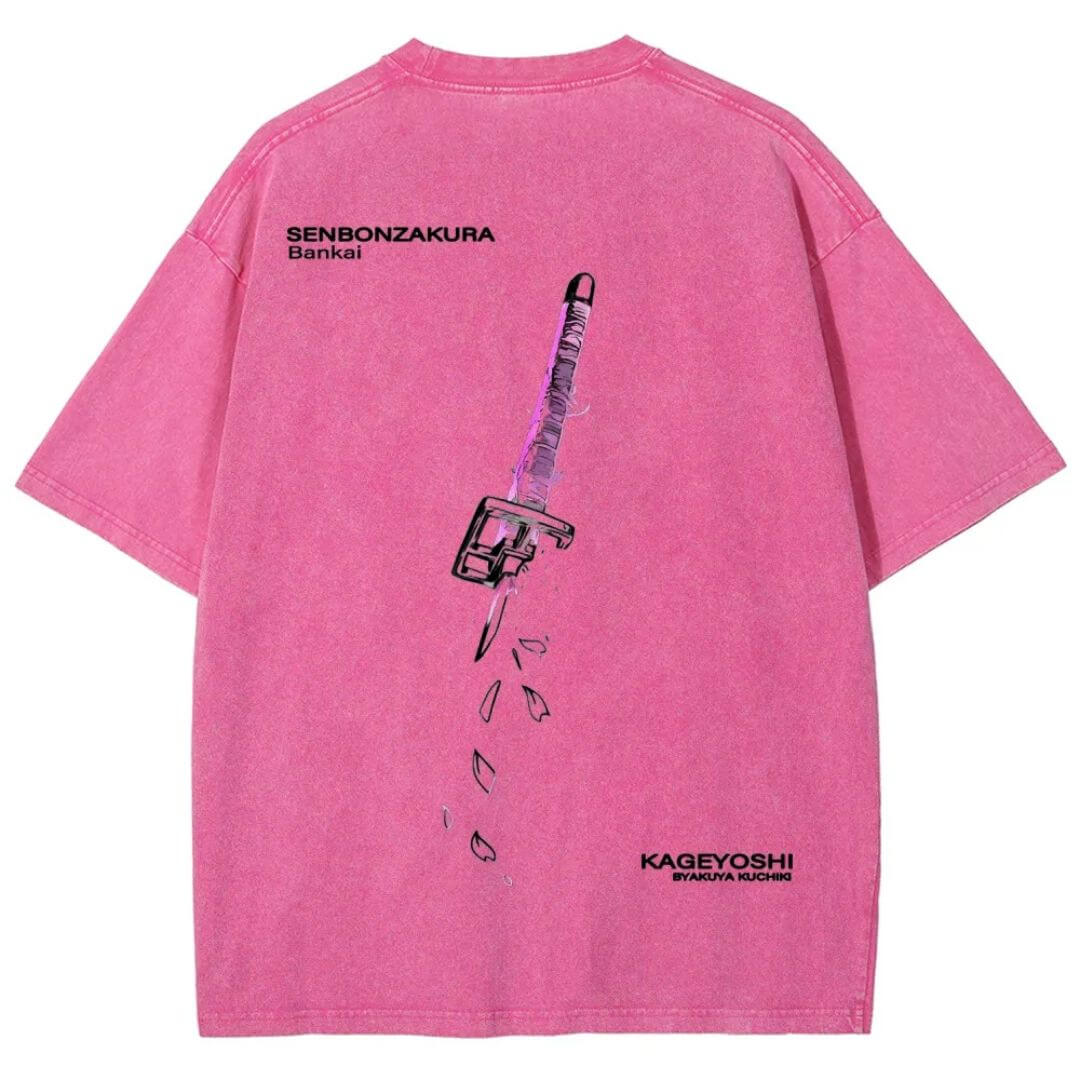 Bleach Unisex Fit Washed T-Shirt