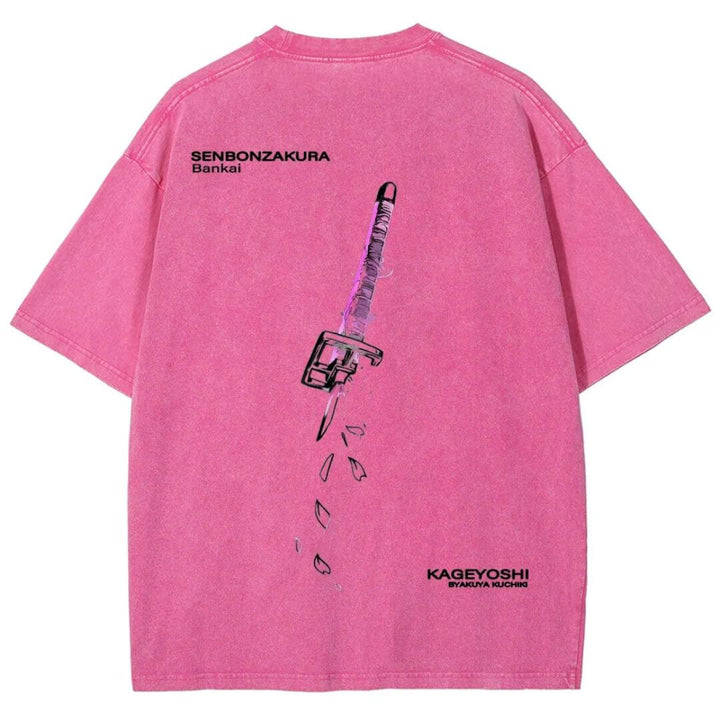Bleach Unisex Fit Washed T-Shirt