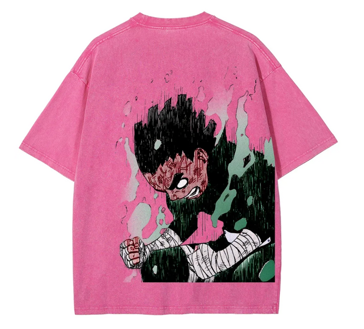 Naruto Rock Lee Fit Washed T-Shirt