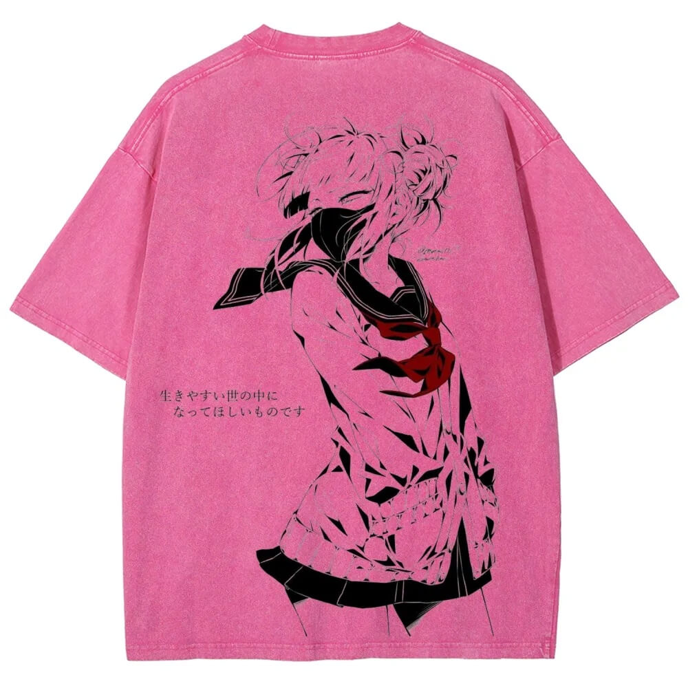 Toga himiko Unisex Fit Washed T-Shirt