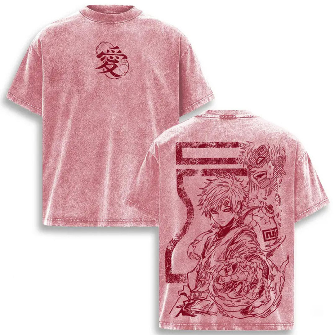 Gaara Kazekage Washed T-Shirt