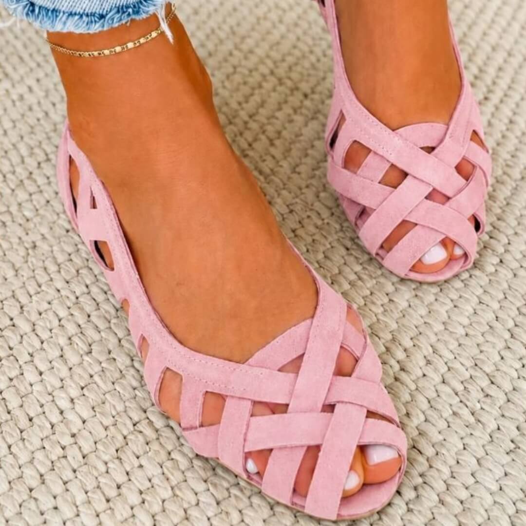 Sperlonga Cutout Flat Women’s Sandals