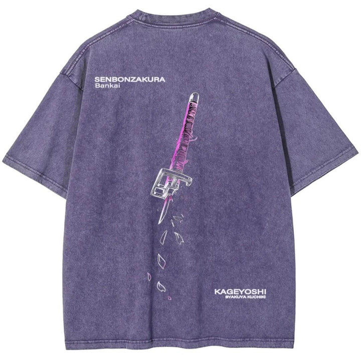 Bleach Unisex Fit Washed T-Shirt