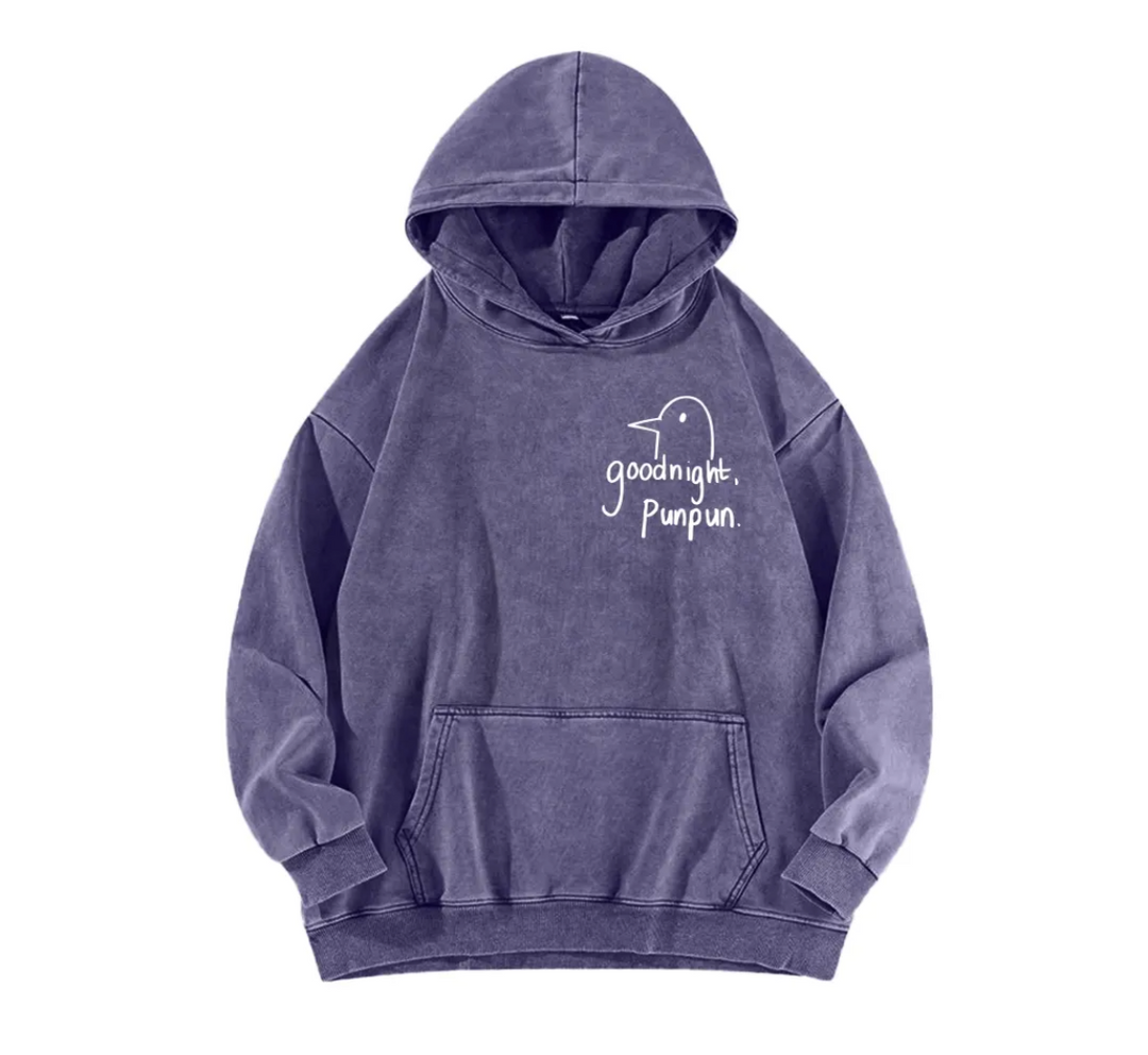 Goodnight Punpun Unisex Washed Hoodie