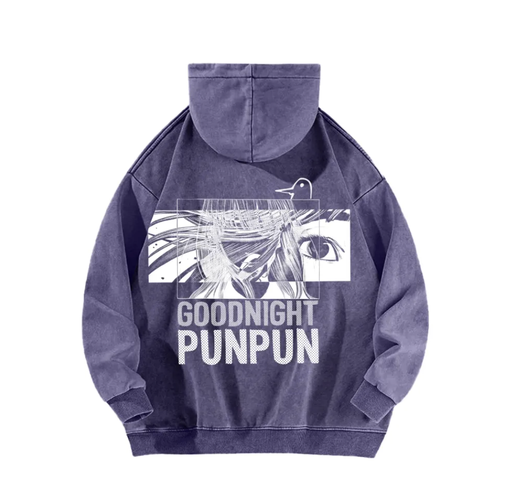 Goodnight Punpun Unisex Washed Hoodie