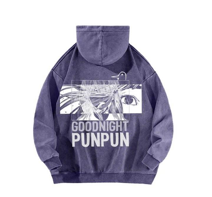 Goodnight Punpun Unisex Washed Hoodie