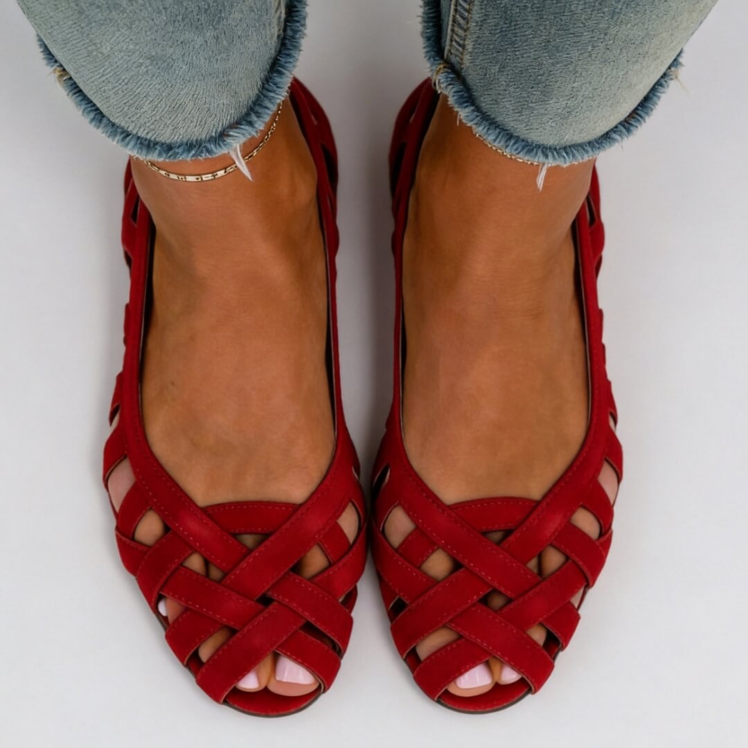 Sperlonga Cutout Flat Women’s Sandals