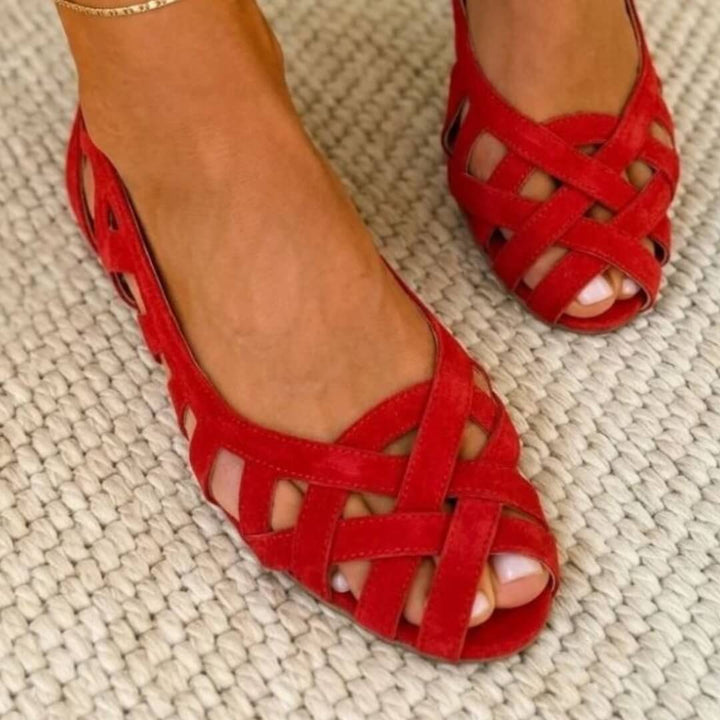 Sperlonga Cutout Flat Women’s Sandals