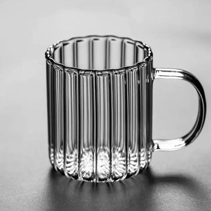 Handcrafted Glass Ruffle Mugs