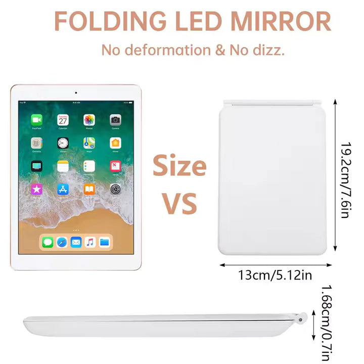 Portable Folding Mirror: Beauty at Your Fingertips
