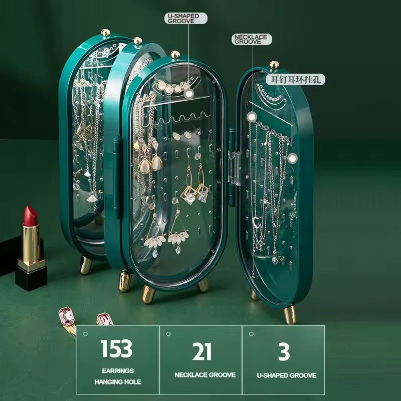 Elegant Folding Jewelry Organizer