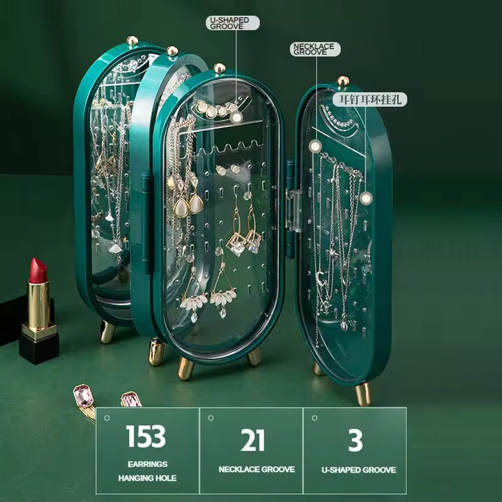 Elegant Folding Jewelry Organizer