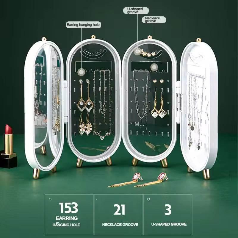 Elegant Folding Jewelry Organizer