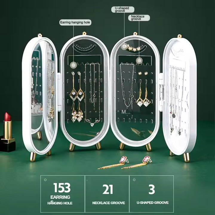 Elegant Folding Jewelry Organizer