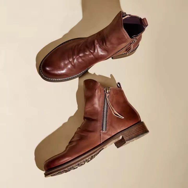 Lorenzo Cavallo Leather Chelsea Boots