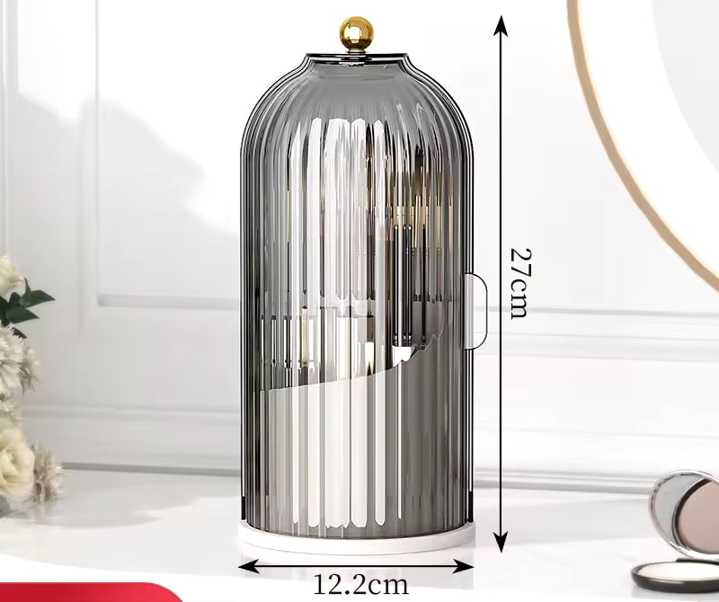 Elegant 360° Rotating Makeup Organizer