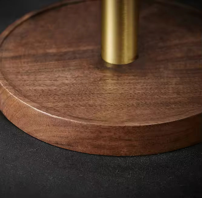 Crafted Walnut Paper Towel Holder