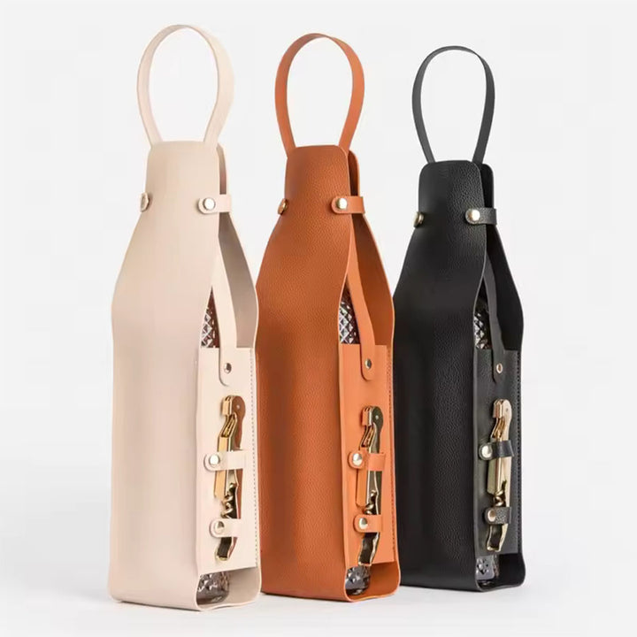 Arvo Leather Bottle Carrier