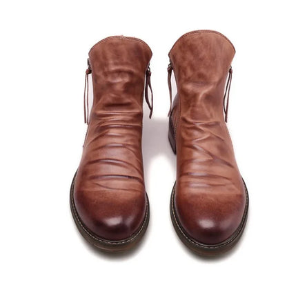 Lorenzo Cavallo Leather Chelsea Boots