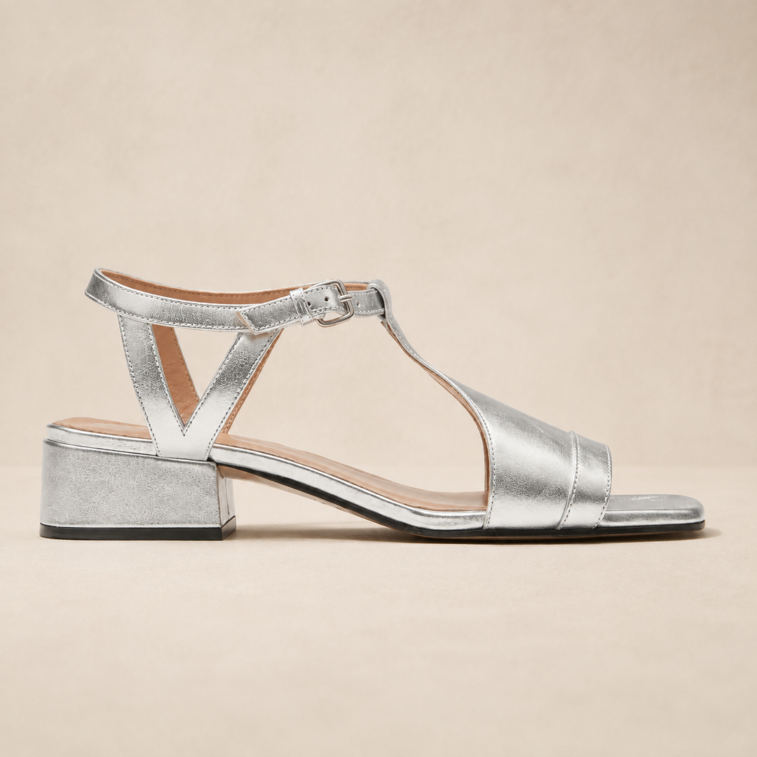 Taormina T-Strap Block Women’s Sandals