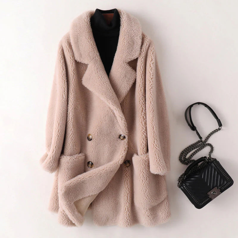 Sofia Amoretti Isernia Shearling Coat