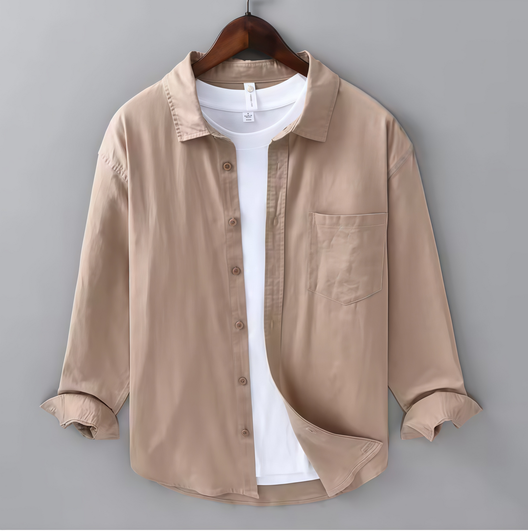 Eviana Valmont Seaside Linen Button-Up