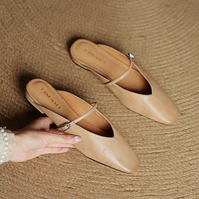 Vera Leather Mules